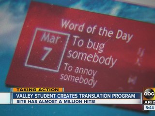 Ahwatukee student creates translation program