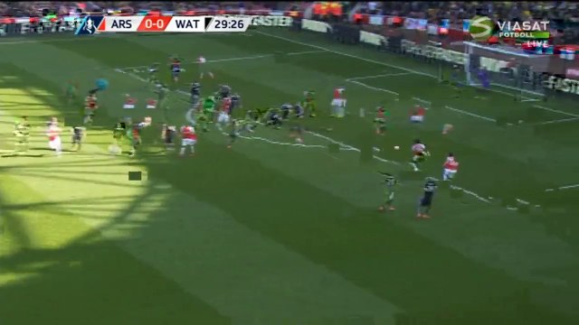 Mohamed Elneny Super Chance HD - Arsenal 0-0 Watford 13.03.2016 HD