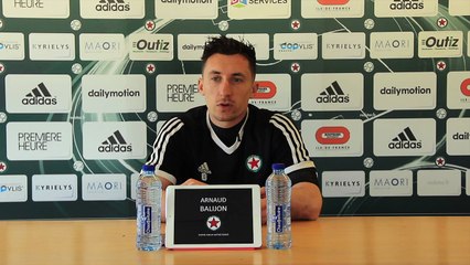 A. Balijon "Auxerre est une belle équipe et présente une belle adversité" 13/03