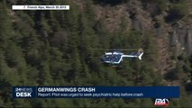 Germanwings crash : pilot was urged to seek psychiatre help before crash