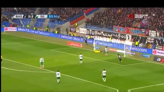 Marc Janko GOAl - Basel 3 - 2 St. Gallen