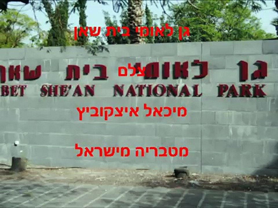 בית שאן גן לאומי בית שאן
