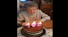 Une grand mère de 102 ans fête son anniversaire et se rate complètement