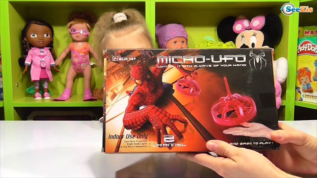 ✔ Spiderman. Ярослава c Человеком Пауком запускают НЛО. Видео для детей. Tiki Taki Kids ✔