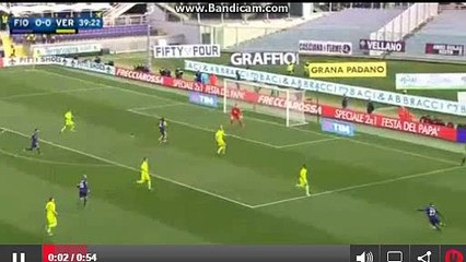 Wonderful Goaaal Mauro Zarate - Fiorentina 1-0 Verona - 13.03.2016