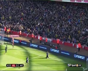 Adlene Guedioura Super Goal - Arsenal 0-2 Watford 13.03.2016