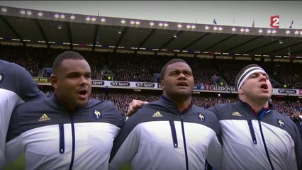 VIDEO. Ecosse-France : Des frissons pour la Marseillaise et Flower of Scotland !