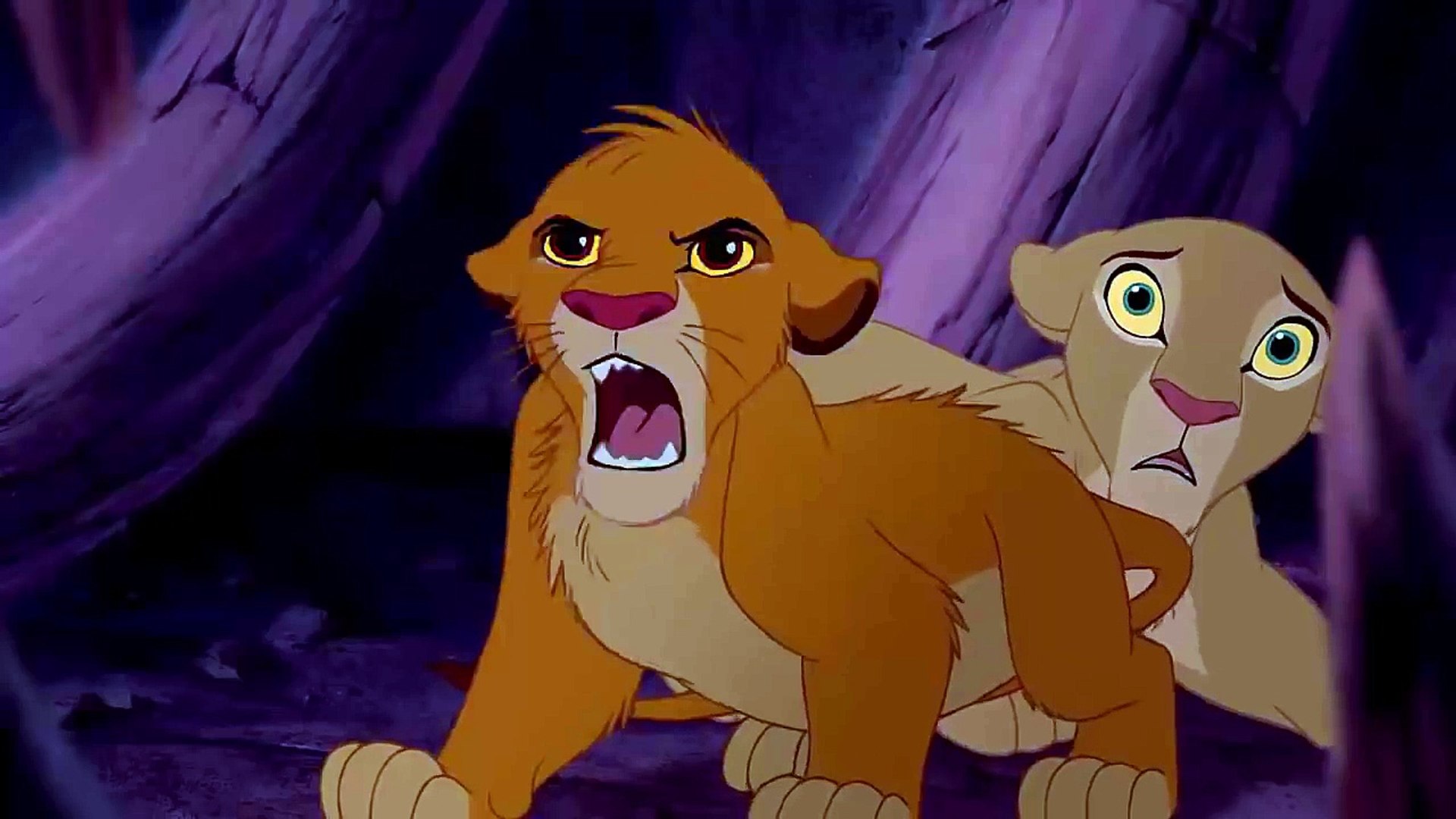 rafiki fighting hyenas