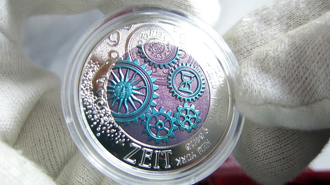 Niobium Silver 2016 Austria 25 Euro Niob TIME ZEIT