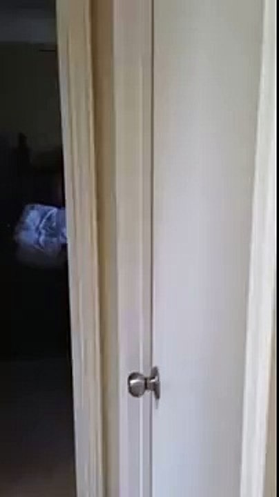 Guy Scares Girl Coming out of Bathroom