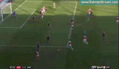 1-2 Danny Welbeck Goal HD - Arsenal 1-2 Watford - 13.03.2016