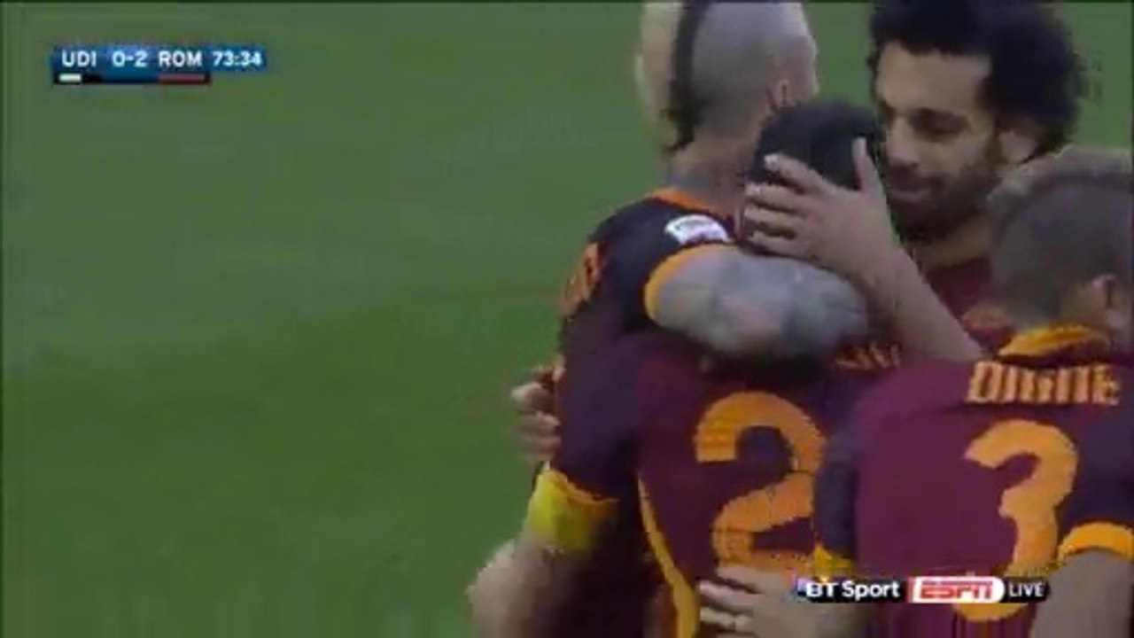 0-2 Alessandro Florenzi | Udinese - AS Roma 13.03.2016 HD