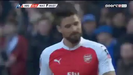 1-2 Danny Welbeck Goal HD - Arsenal vs Watford 13.03.2016 HD