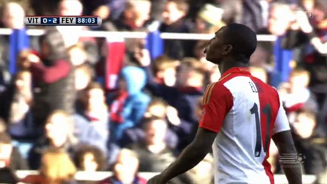 0-2 Bilal Bau015façu0131kou011flu Goal Holland Eredivisie - 13.03.2016, Vitesse Arnhem 0-2 Feyenoord