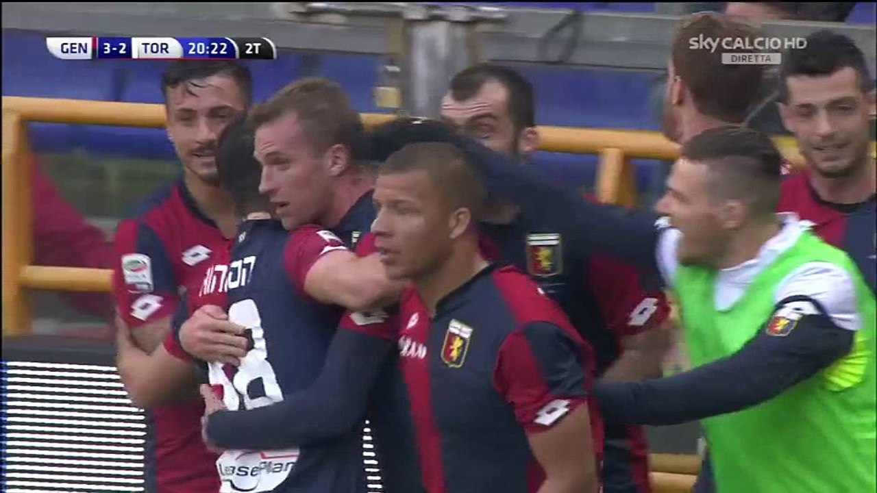 Luca Rigoni Goal HD - Genoa 3-2 Torino - 13-03-2016