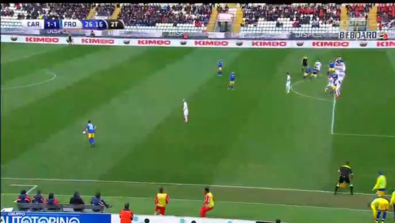Federico Dionisi Goal 1:1 - Carpi vs Frosinone 13.03.2016