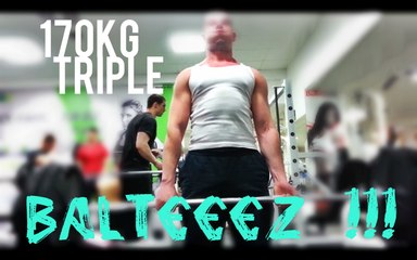 Mrtvo dizanje || 170 Kg TRIPLE || 17.04.2015.