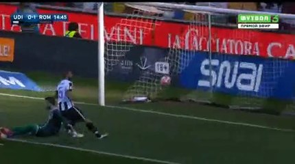 Edin Dzeko Goal - Udinese 0 - 1 AS Roma - 13-03-2016