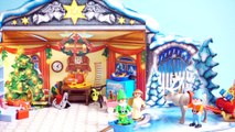 [DAY24] Playmobil & Lego City Christmas Surprise Advent Calendars (with Jenny) - Toy Play