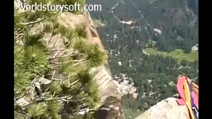 Crazy German guy walking tightrope over Yosemite falls - YouTube(3)