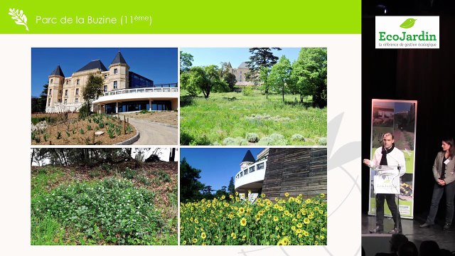 Label EcoJardin (2016) Mathilde BOUTEILLE et Frédéric GOLETTO du service Espaces Verts et Nature de la ville de Marseille (13)