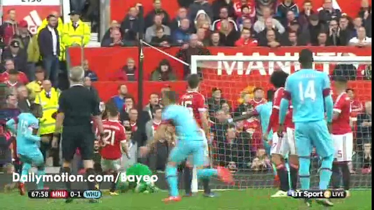 All Goals HD - Manchester United 1-1 West Ham - 13-03-2016 FA Cup
