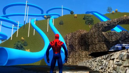 Cars Songs For Kids ♪ Jingle bells ♪ McQueen Spiderman Cars & Hulk Lightning Green