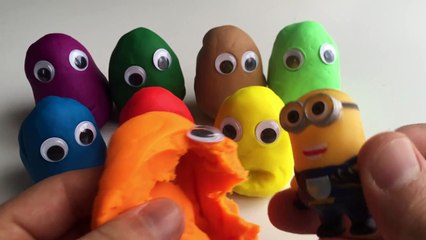 Les minions en pate a modeler