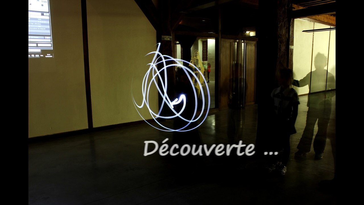 light painting barraux carnaval 2016