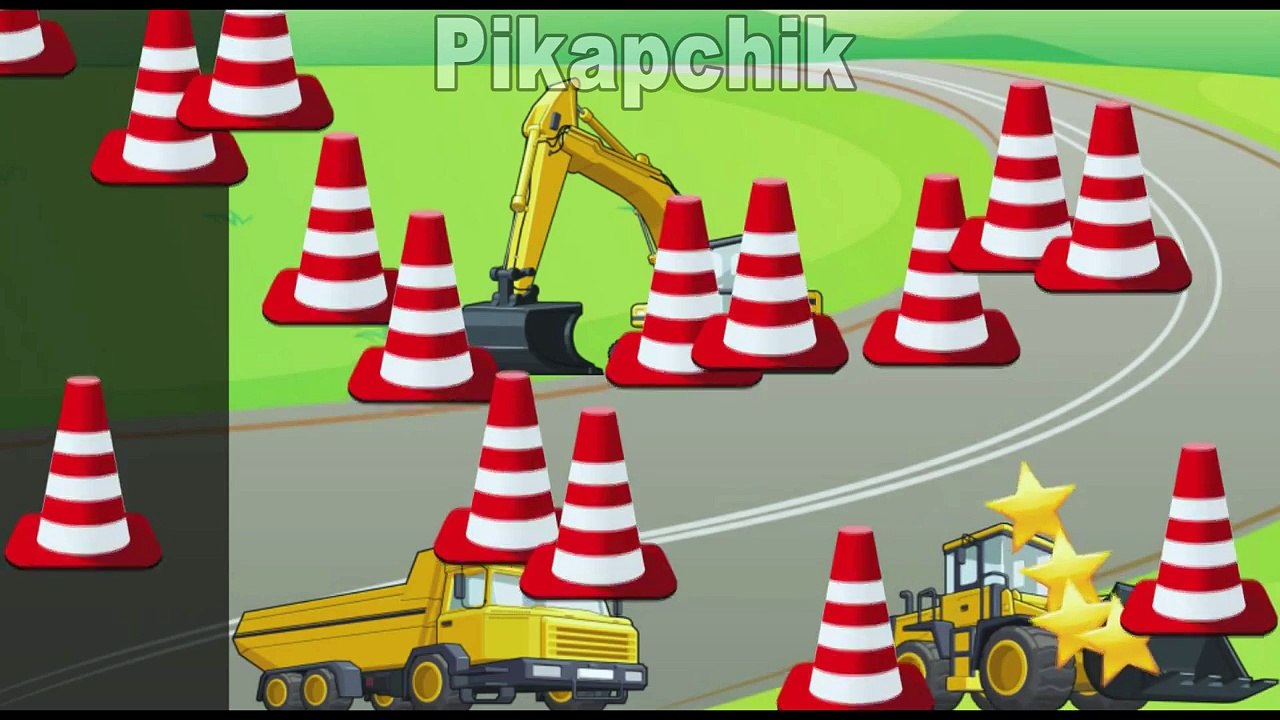 Бульдозеры и экскаваторы детей Cars машинки
