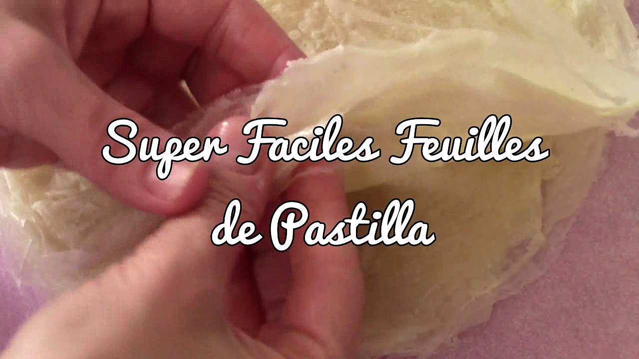 Super Faciles Feuilles de Pastilla - 3 ingrédients ! - تحضير ورقة البسطيلة بالمنزل