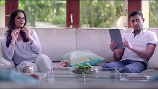 Shoaib Malik, Sania Mirza together in pakistan Ad before WT20 2016