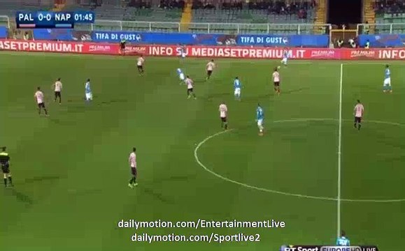 Gonzalo Higuain Fantastic CURVE SHOOT Chance - Palermo 0-0 Real Madrid