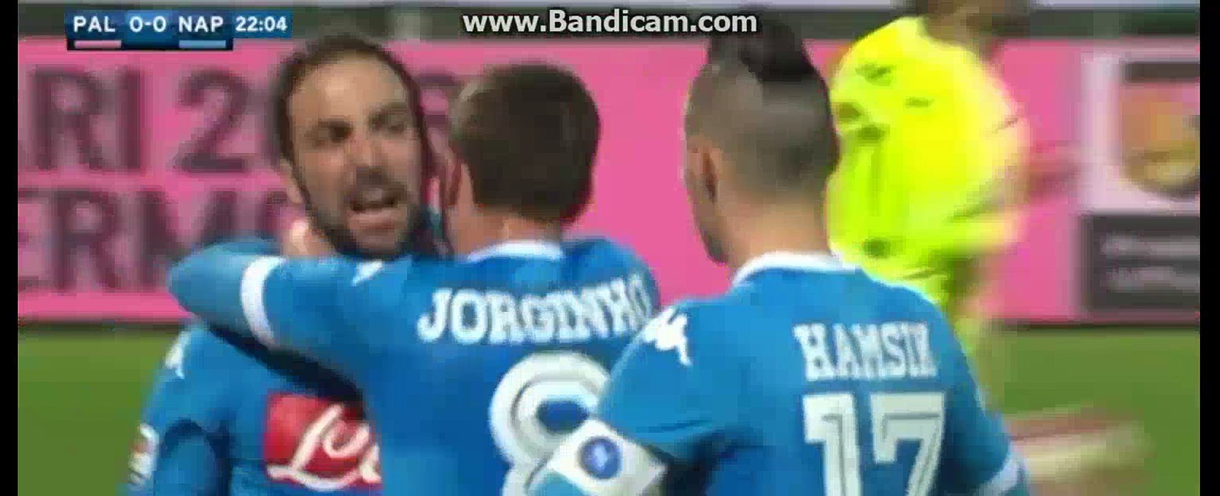Gonzalo Higuain 0:1 HD | Palermo v. Napoli 13-03-2016