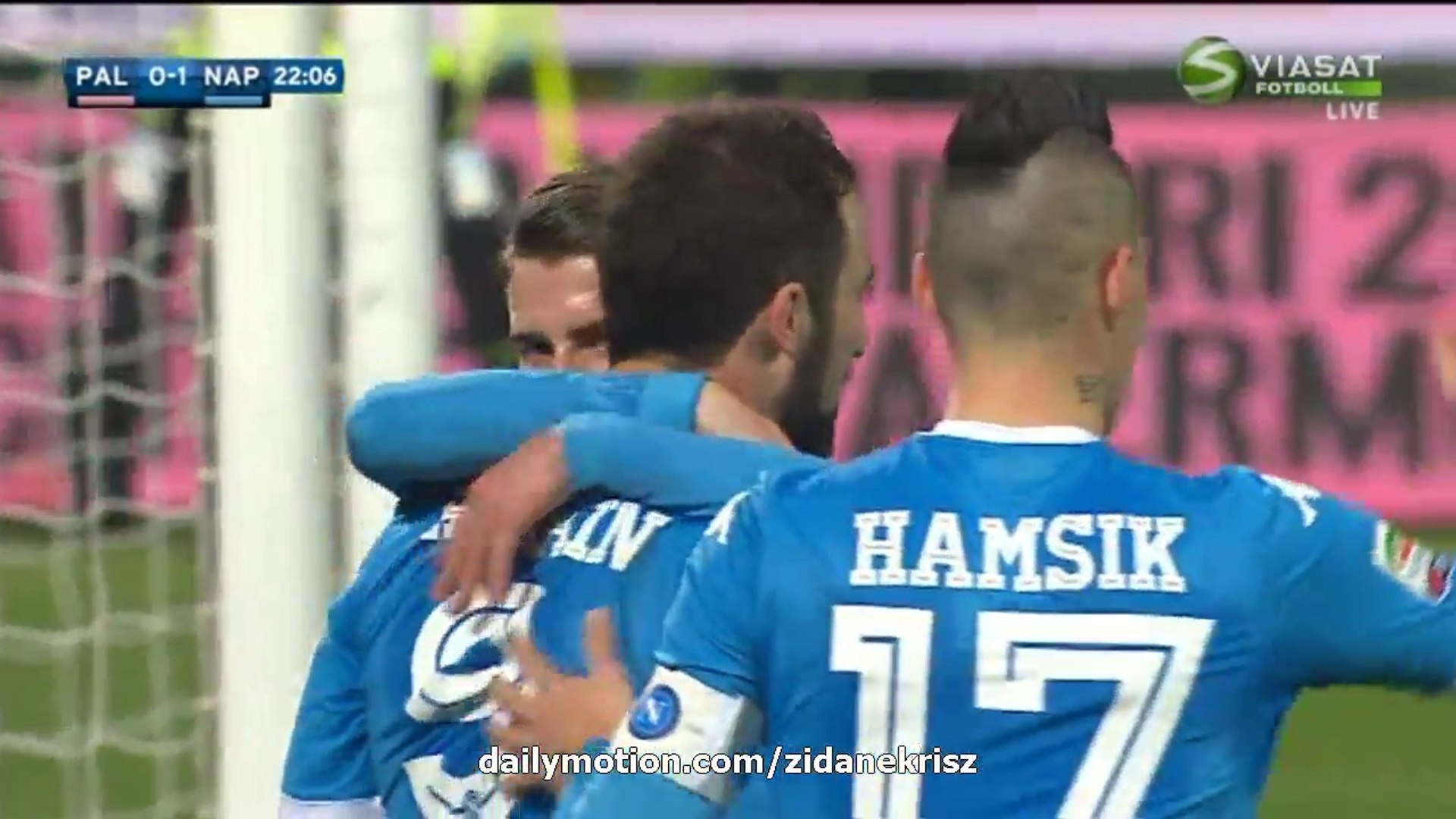 Gonzalo Higuaín 0:1 Full Penalty HD | Palermo 0-1 13.03.2016 - video