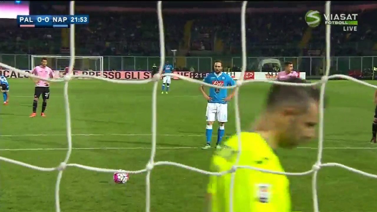 0-1 Gonzalo Higuain Goal HD - Palermo v. Napoli 13.03.2016 HD