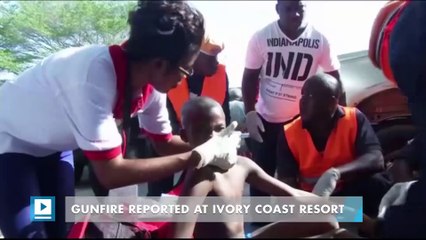 Gunfire reported at Ivory Coast resort