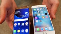 Samsung Galaxy S7 Edge vs iPhone 6S Plus Drop Test!