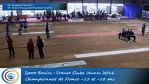 Troisième tour, finales -15 et -18 ans, France Clubs Jeunes, Eybens 2016