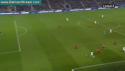 Rachid Ghezzal Goal - Stade Rennes 0-1 Lyon 13.03.2016