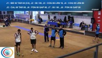 Tour de double, point et tir de précision, 1 sur 2, demi-finales -15 et -18 ans, France Clubs Jeunes, Eybens 2016