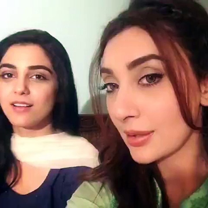 Maya Ali & Ayesha Khan Singing OST of Mann Mayal