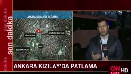 CNN Türk Muhabiri Ankara'daki Patlamayı Böyle Anlattı