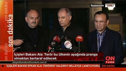 Güvenlik toplantısı sona erdi, saldırı ile ilgili ilk açıklamalar