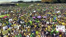 Masivas protestas contra Rousseff sacuden Brasil