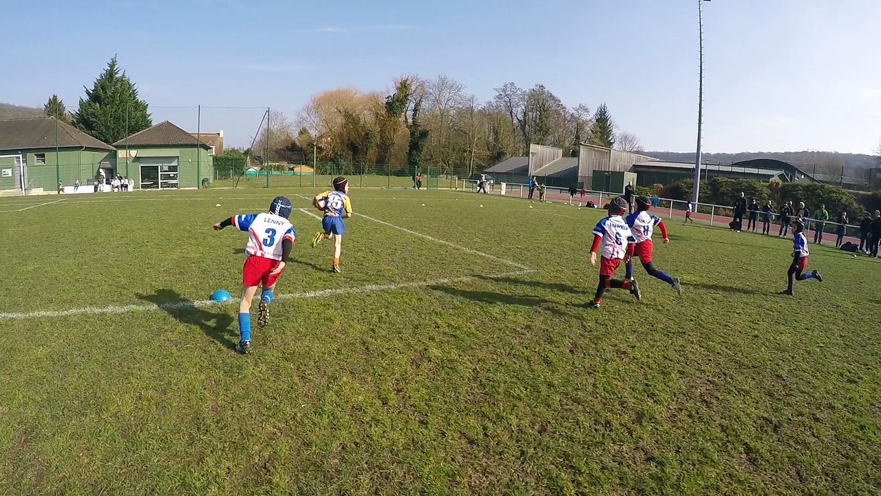 Pays de Nemours Rugby - moins de 8 - Chevreuse - 12/03/2016 - Highlight Tonio