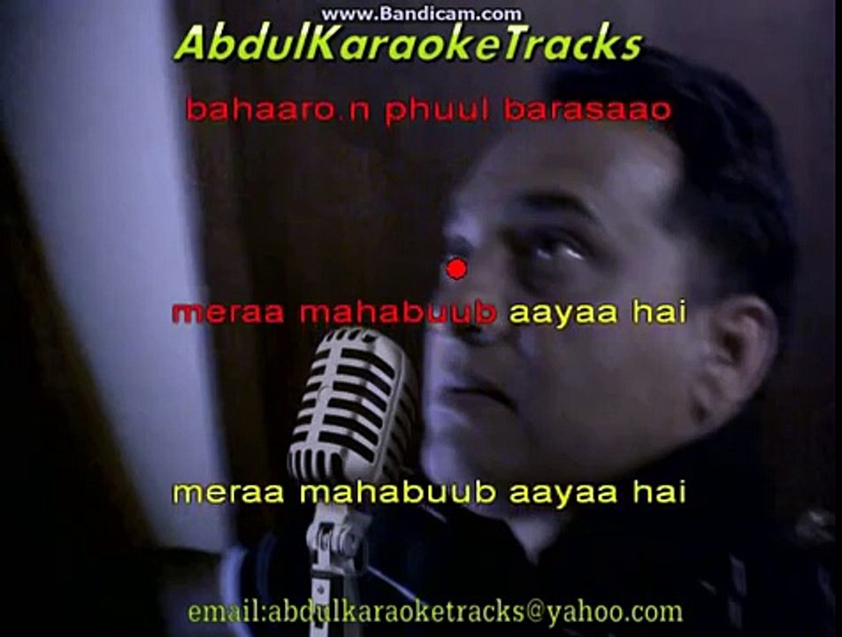 Baharon Phool Barsaao karaoke