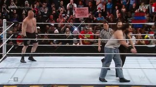 Brock Lesner vs Bray Wyatt - WWE Road Block 2016