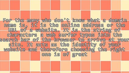 How To Pick A Domain Name - 8 Tips