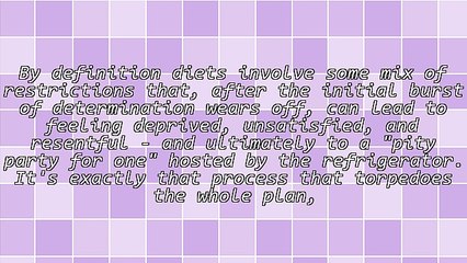 Could the "Free Zone" Help You Stick to Your Diet?